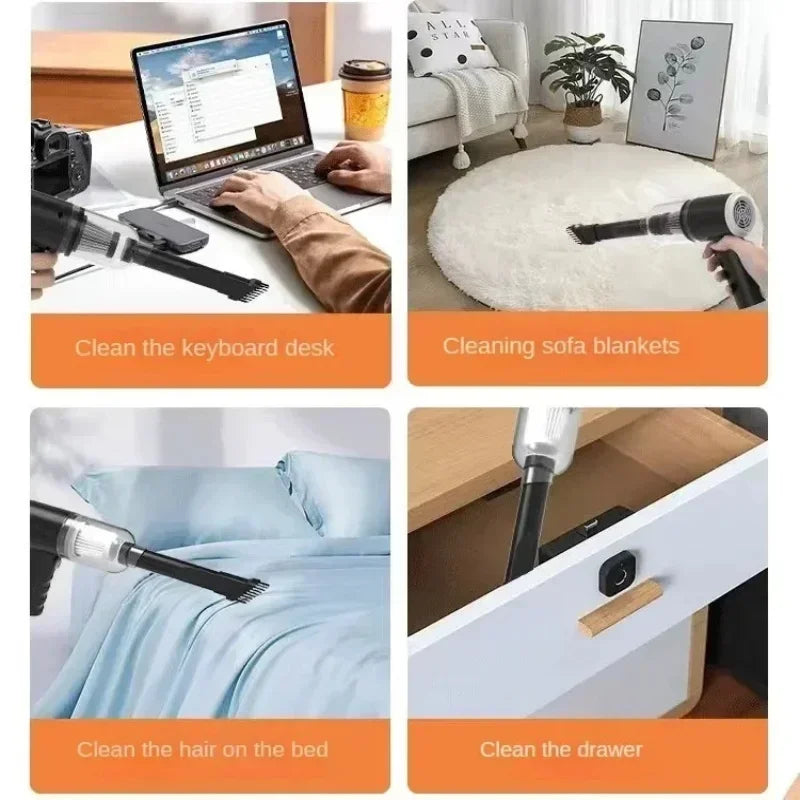 Xiaomi 4-in-1 Wireless Vacuum Cleaner – 2900000Pa Powerful Suction & Blower for Home & Car