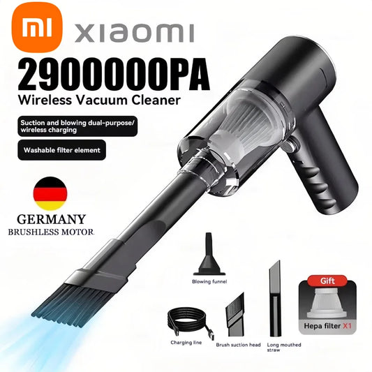 Xiaomi 4-in-1 Wireless Vacuum Cleaner – 2900000Pa Powerful Suction & Blower for Home & Car