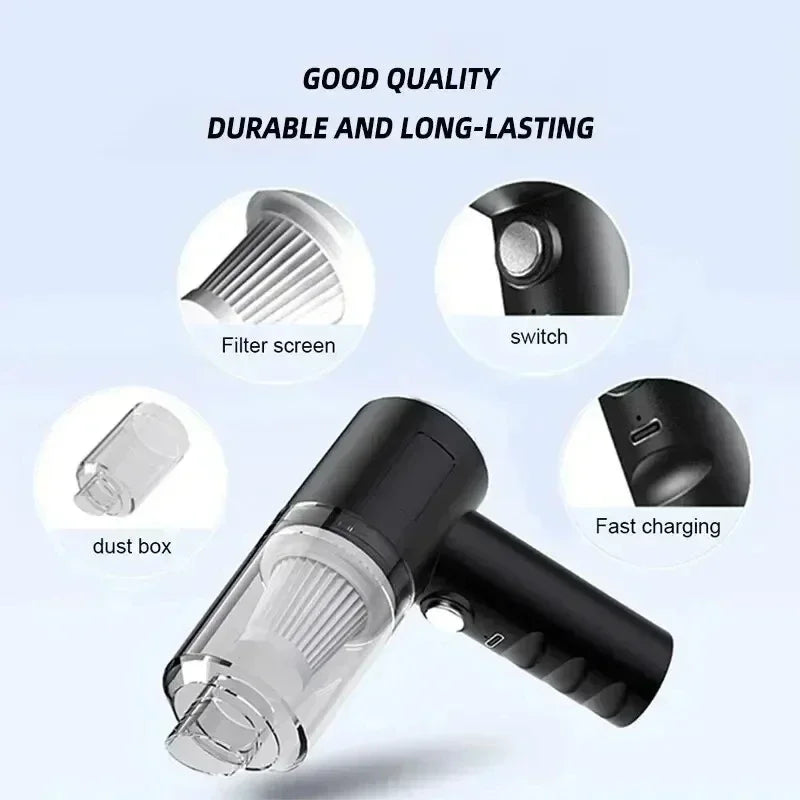 Xiaomi 4-in-1 Wireless Vacuum Cleaner – 2900000Pa Powerful Suction & Blower for Home & Car