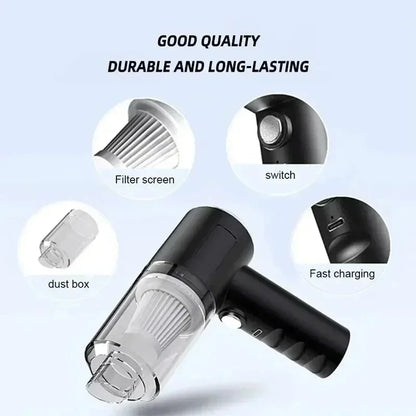 Xiaomi 4-in-1 Wireless Vacuum Cleaner – 2900000Pa Powerful Suction & Blower for Home & Car