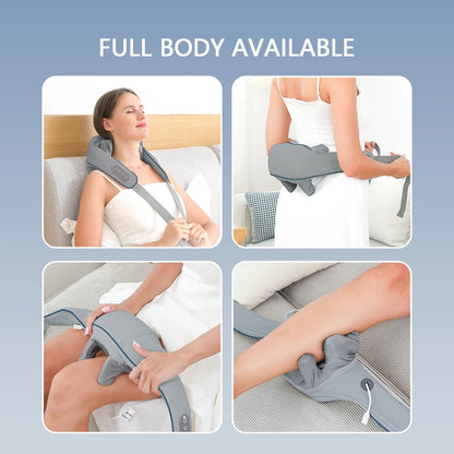 Portable Neck & Shoulder Massager – Heated Therapy & Relaxation